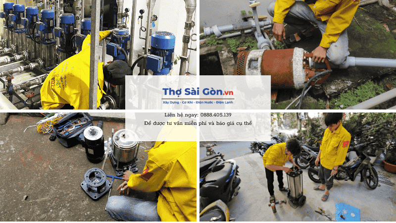 Quy trình sửa máy bơm nước tại quận Tân Phú