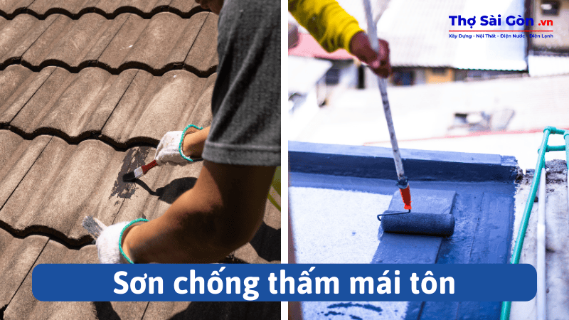 Sơn chống thấm mái tôn
