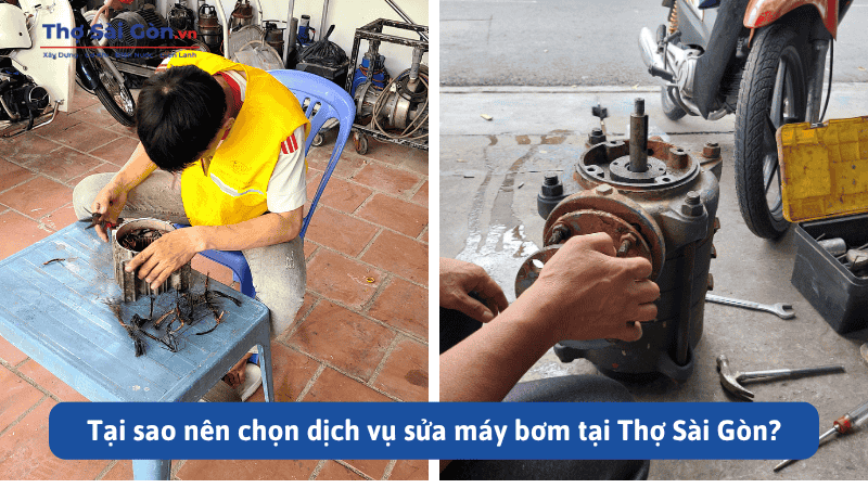 Dịch vụ sửa máy bơm lên nước yếu có bảo hành, giá rẻ 1
