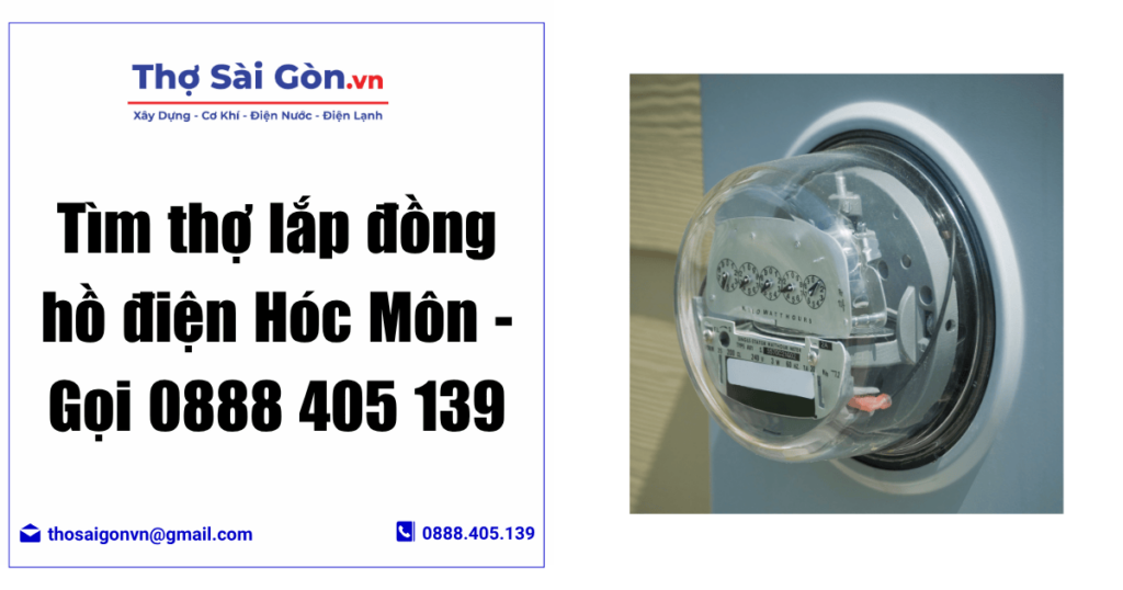 Tìm thợ lắp đồng hồ điện Hóc Môn