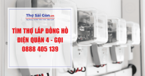 Tìm thợ lắp đồng hồ điện quận 4