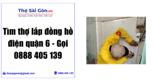 Tìm thợ lắp đồng hồ điện quận 6