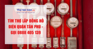Tìm thợ lắp đồng hồ điện quận Tân Phú