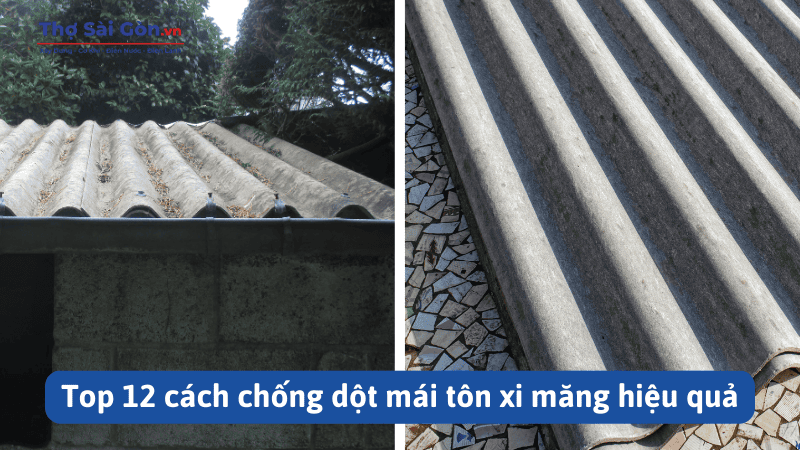 Top 12 cách chống dột mái tôn xi măng hiệu quả