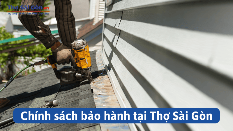 Chính sách bảo hành tại Thợ Sài Gòn