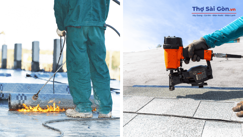 Quy trình thi công chống dột mái tôn tại Thợ Sài Gòn