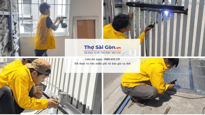 Các dịch vụ sửa cửa sắt khác tại Thợ Sài Gòn