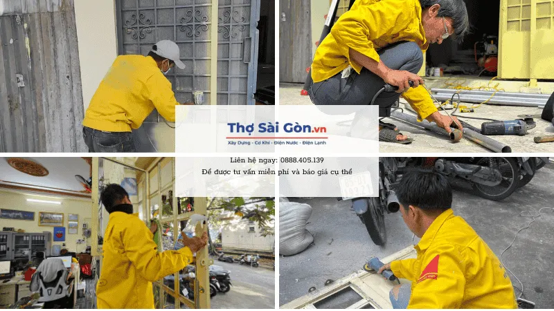 Các dịch vụ sửa cửa sắt tại Quận 7