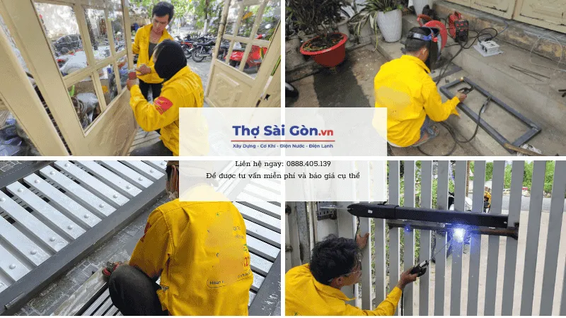 Thợ sửa cửa sắt quận 10 giá rẻ, bảo hành dài hạn 2 Các dịch vụ sửa cửa sắt tại Thợ Sài Gòn
