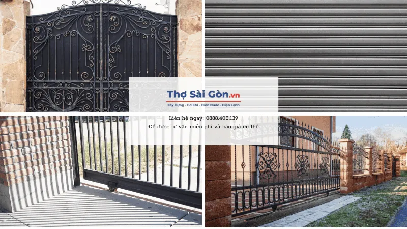 Các loại cửa sắt Thợ Sài Gòn nhận sửa chữa