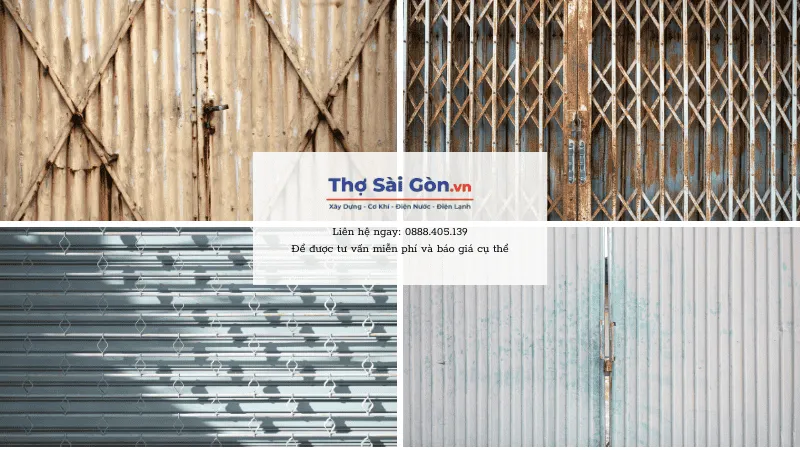 Các loại cửa sắt Thợ Sài Gòn nhận sửa chữa
