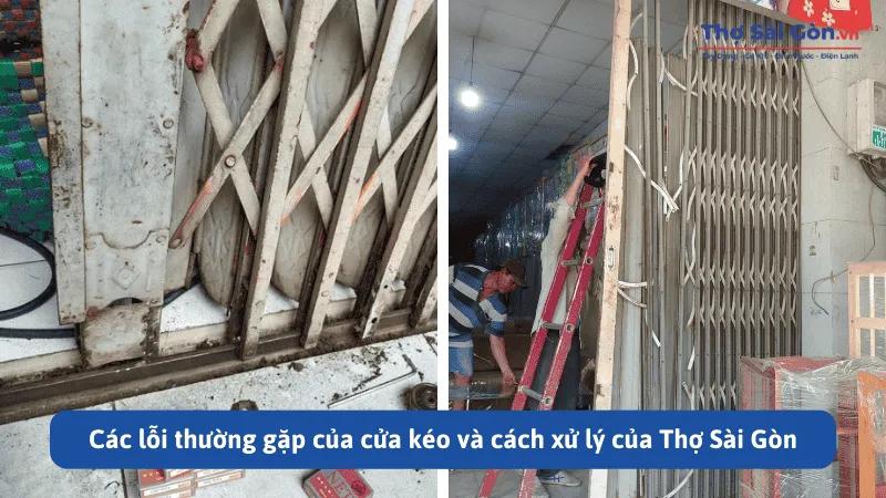 Dịch vụ sửa cửa kéo quận 2 tại Thợ Sài Gòn có bảo hành 1