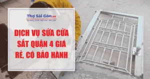 Dịch vụ sửa cửa sắt Quận 4