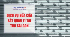 Dịch vụ sửa cửa sắt quận 11