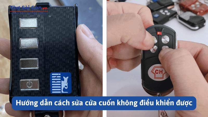 Hướng dẫn cách sửa cửa cuốn không điều khiển được