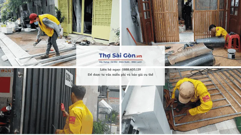 Lợi ích khi sử dụng dịch vụ sửa cửa sắt Quận 4 của Thợ Sài Gòn