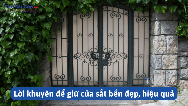 Thợ sửa cửa sắt Quận 3 tại Thợ Sài Gòn, bảo hành lâu dài 5 Lời khuyên để giữ cửa sắt bền đẹp, hiệu quả