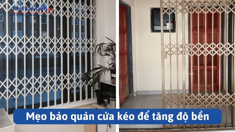 Mẹo bảo quản cửa kéo để tăng độ bền