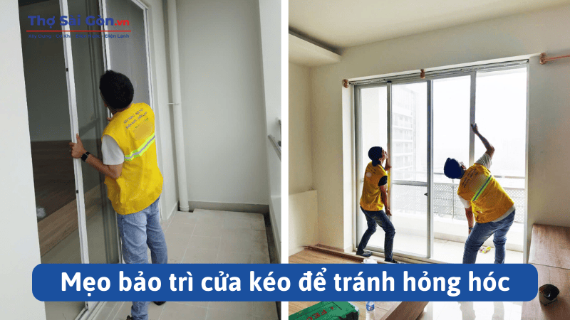 Dịch vụ thợ sửa cửa kéo quận 9 tại Thợ Sài Gòn có bảo hành 5 Mẹo bảo trì cửa kéo để tránh hỏng hóc
