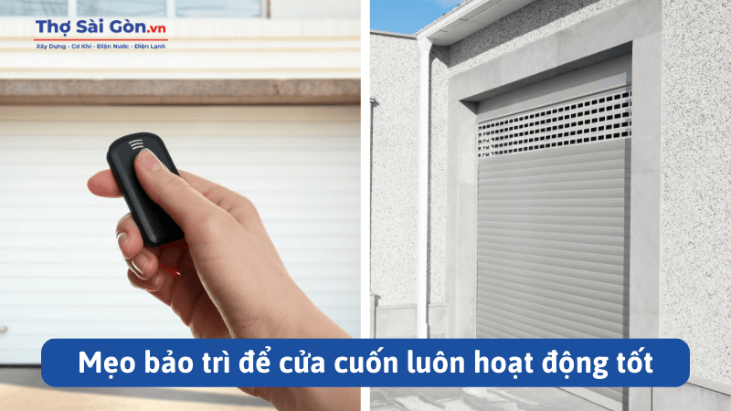 Mẹo bảo trì để cửa cuốn luôn hoạt động tốt
