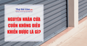 cửa cuốn không điều khiển được
