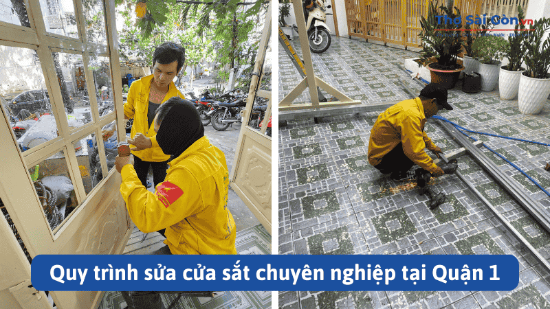 Thợ sửa cửa sắt Quận 1 uy tín, có bảo hành 2