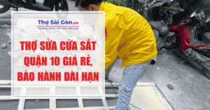 Thợ sửa cửa sắt quận 10 giá rẻ, bảo hành dài hạn