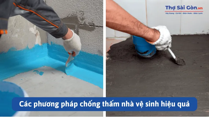 Các phương pháp chống thấm nhà vệ sinh hiệu quả