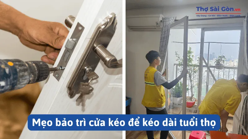 Thợ sửa cửa kéo Hóc Môn nhanh chóng, có bảo hành 4 Mẹo bảo trì cửa kéo để kéo dài tuổi thọ