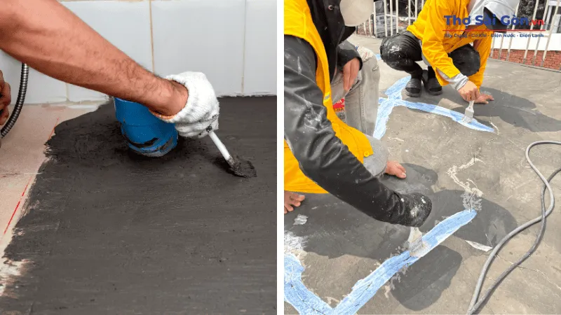 So sánh chống thấm nhà vệ sinh bằng màng khò với các phương pháp chống thấm khác