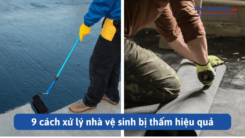 9 cách xử lý nhà vệ sinh bị thấm hiệu quả