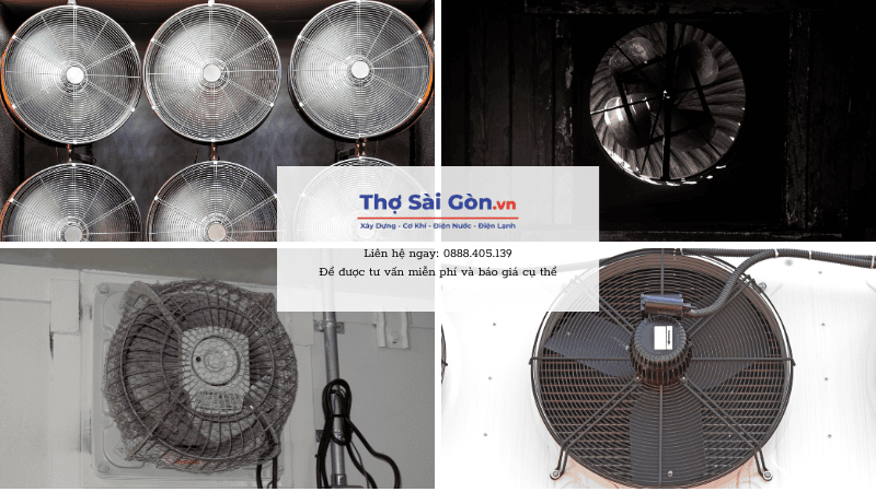 Dịch vụ vệ sinh quạt công nghiệp có bảo hành 3 Các loại quạt công nghiệp chúng tôi cung cấp dịch vụ vệ sinh