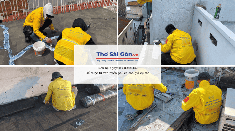 8 giải pháp chống thấm chân tường sân thượng hiệu quả nhất