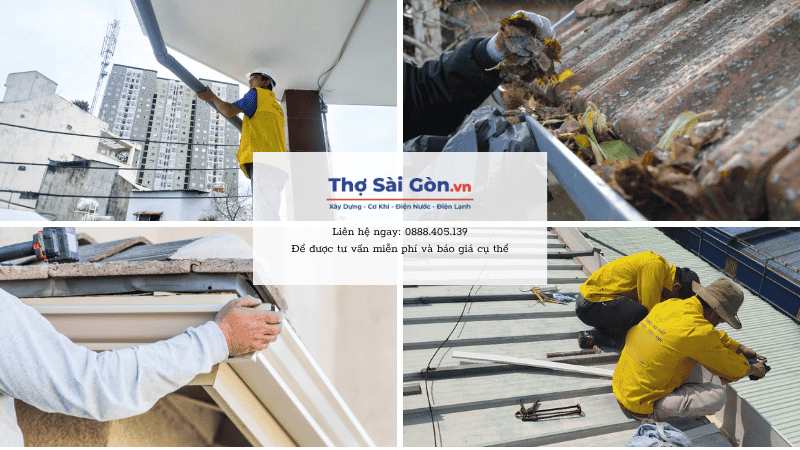 Bảng giá sửa máng xối Quận 5 mới nhất