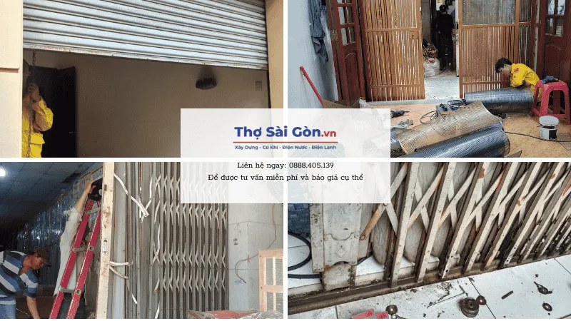 Các lỗi thường gặp của cửa kéo tại Củ Chi và cách khắc phục