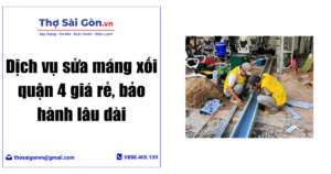 Dịch vụ sửa máng xối quận 4
