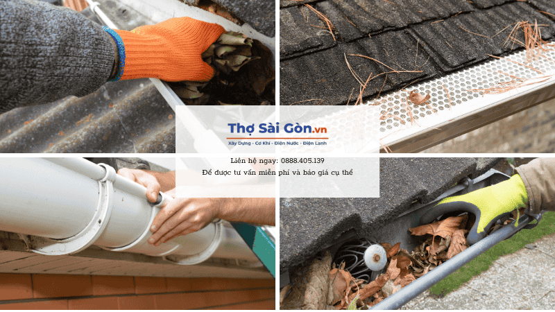 Lời khuyên bảo dưỡng máng xối sau khi sửa