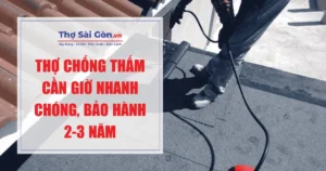 Thợ chống thấm Cần Giờ n