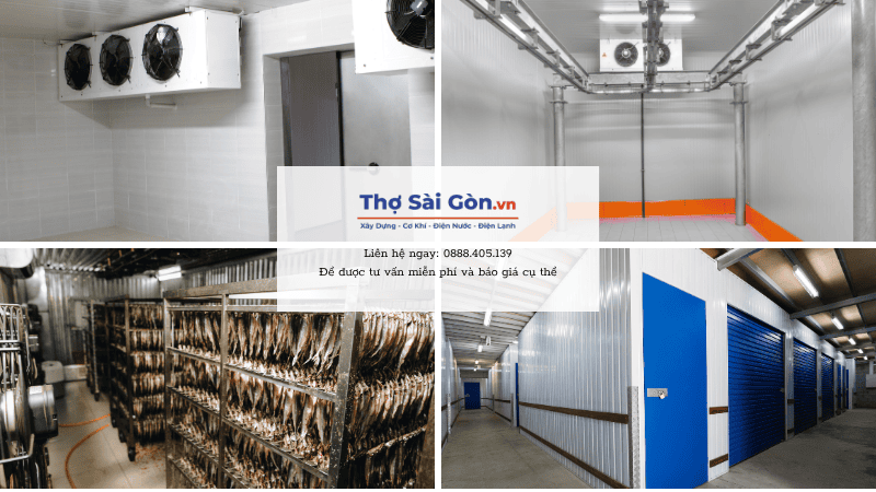 Dịch vụ lắp đặt kho lạnh hải sản giá rẻ, có bảo hành 2 Các loại kho lạnh phù hợp cho hải sản