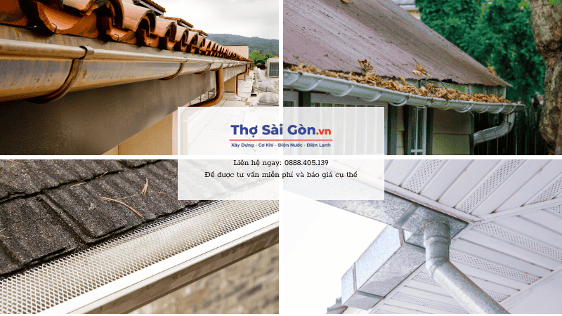 Thợ sửa máng xối quận 9 giá rẻ, có bảo hành 3 Các loại máng xối phổ biến và nên chọn gì khi sửa tại Quận 9