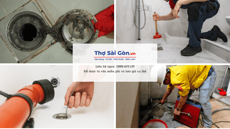 10 cách thông tắc cống thoát sàn đơn giản, hiệu quả 2 Cách thông tắc cống thoát sàn tại nhà