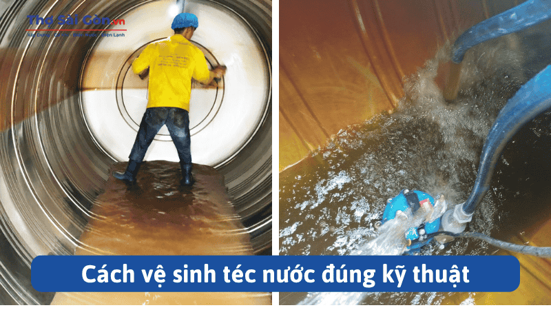 Dịch Vụ Vệ Sinh Bồn Nước INOX tại TP.HCM 6 Cách vệ sinh téc nước đúng kỹ thuật