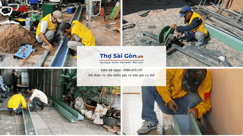Thợ sửa máng xối quận Gò Vấp giá rẻ, có bảo hành 2 Thợ sửa máng xối quận Gò Vấp giá rẻ, có bảo hành 1