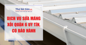 Dịch vụ sửa máng xối quận 6