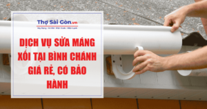 Dịch vụ sửa máng xối tại Bình Chánh