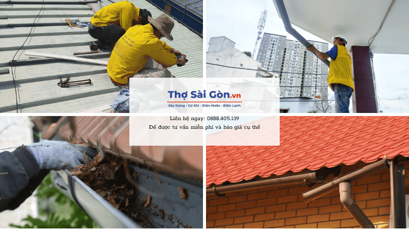 Dịch vụ sửa máng xối tại Nhà Bè của Thợ Sài Gòn