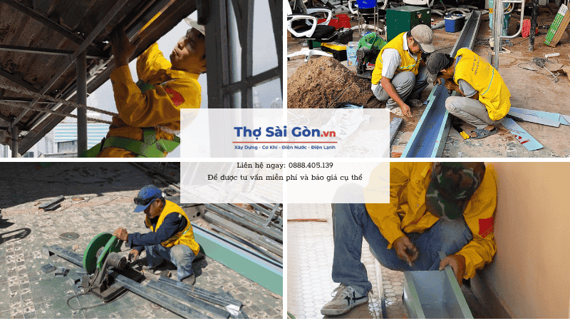 Dịch vụ sửa máng xối tại Thủ Đức uy tín, có bảo hành 4 Lợi ích khi chọn Thợ Sài Gòn để sửa máng xối
