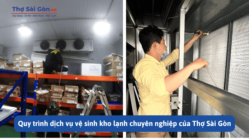 Dịch vụ vệ sinh kho lạnh chuyên nghiệp, có bảo hành 2 Quy trình dịch vụ vệ sinh kho lạnh