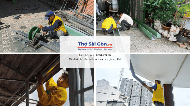Dịch vụ sửa máng xối quận 10 uy tín, có bảo hành 4 Quy trình sửa máng xối Quận 10 chuyên nghiệp của Thợ Sài Gòn