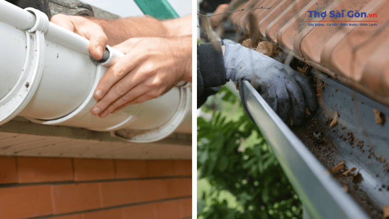 Thợ sửa máng xối quận 9 giá rẻ, có bảo hành 4 Quy trình sửa và thay máng xối Quận 9